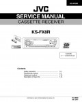 Сервисная инструкция JVC KS-FX8R