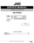 Сервисная инструкция JVC KS-FX921