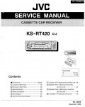 Сервисная инструкция JVC KS-RT420