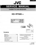 Сервисная инструкция JVC KS-RT505