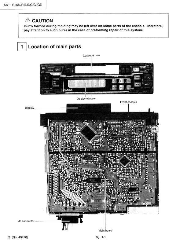 Сервисная инструкция JVC KS-RT650R