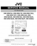 Сервисная инструкция JVC KW-XR610J, KW-XR611, KW-XR614UI, KW-XR616, KW-XS68J