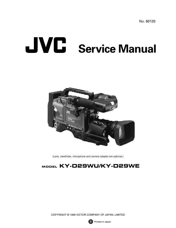 Сервисная инструкция JVC KY-D29WE, WU