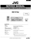 Сервисная инструкция JVC KZ-V10J