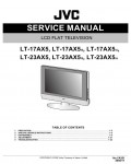 Сервисная инструкция JVC LT-17AX5, LT-23AX5