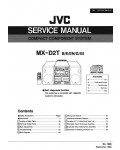 Сервисная инструкция JVC MX-D2T