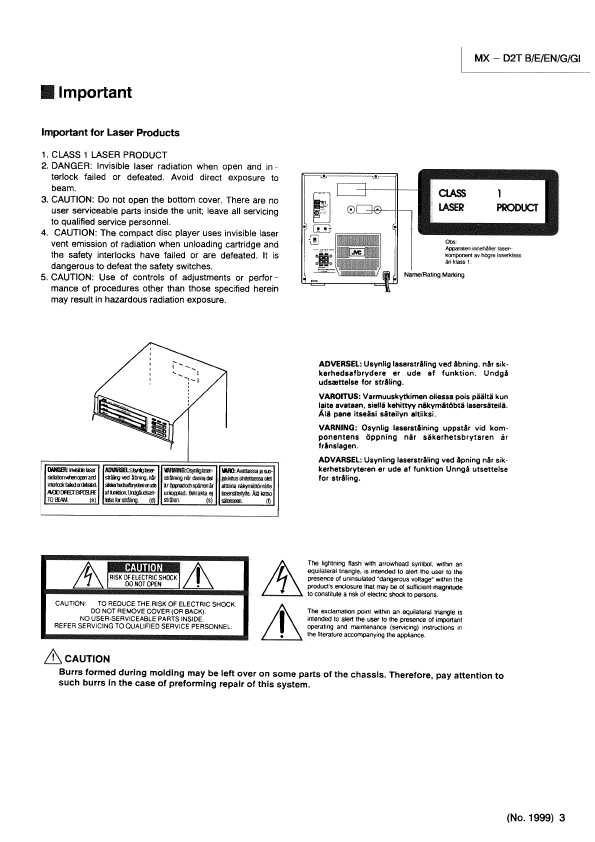 Сервисная инструкция JVC MX-D2T