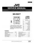 Сервисная инструкция JVC MX-D301T