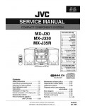 Сервисная инструкция JVC MX-J30, MX-J35R, MX-J330