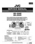 Сервисная инструкция JVC MX-J550R, J552R