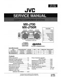 Сервисная инструкция JVC MX-J700, MX-J750R