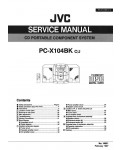 Сервисная инструкция JVC PC-X104BK