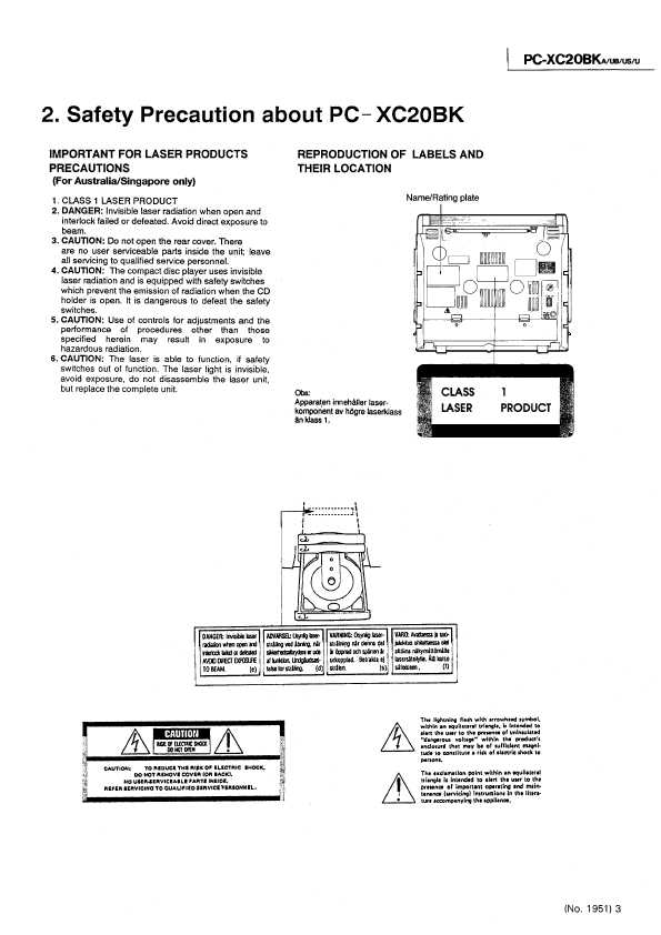 Сервисная инструкция JVC PC-XC20BK