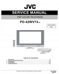 Сервисная инструкция JVC PD-42WV74