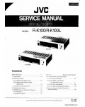 Сервисная инструкция JVC R-K100, K100L