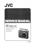 Сервисная инструкция JVC RC-550L, RC-550LB