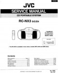 Сервисная инструкция JVC RC-MX3