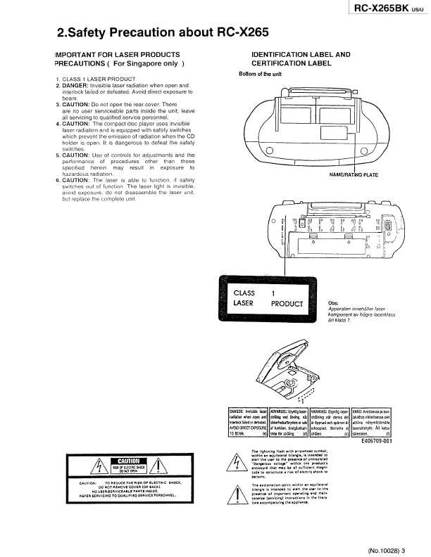 Сервисная инструкция JVC RC-X265BK