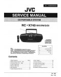 Сервисная инструкция JVC RC-X740