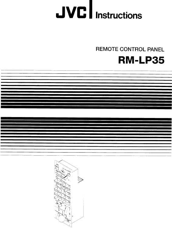 Сервисная инструкция JVC RM-LP35