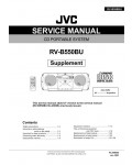 Сервисная инструкция JVC RV-B550BU