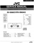 Сервисная инструкция JVC RV-B90GY, RV-B90AG