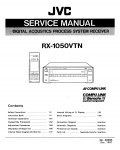 Сервисная инструкция JVC RX-1050VTN