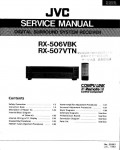 Сервисная инструкция JVC RX-506VBK, RX-507VTN