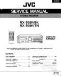 Сервисная инструкция JVC RX-508VBK, RX-509VTN