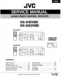 Сервисная инструкция JVC RX-618VBK, RX-660VBK