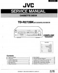 Сервисная инструкция JVC TD-R272BK