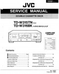 Сервисная инструкция JVC TD-W315TN, TD-W316BK