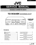 Сервисная инструкция JVC TD-W354BK