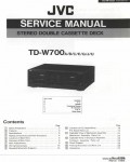 Сервисная инструкция JVC TD-W700