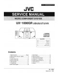 Сервисная инструкция JVC UX-1000GR