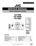 Сервисная инструкция JVC UX-7000, UX-7000R