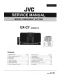 Сервисная инструкция JVC UX-C7