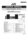 Сервисная инструкция JVC UX-D77R