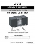Сервисная инструкция JVC UX-G120E