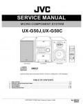 Сервисная инструкция JVC UX-G50C, UX-G50J