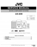 Сервисная инструкция JVC UX-S59