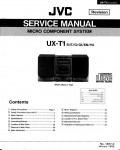 Сервисная инструкция JVC UX-T1