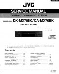 Сервисная инструкция JVC XL-MX70BK