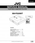 Сервисная инструкция JVC XM-PX50WT