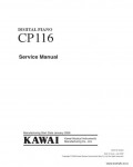 Сервисная инструкция KAWAI CP116