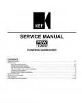 Сервисная инструкция Kef PSW-1000