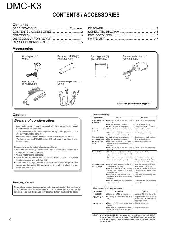 Сервисная инструкция Kenwood DMC-K3