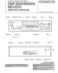 Сервисная инструкция Kenwood DMF-9020, MD-2070