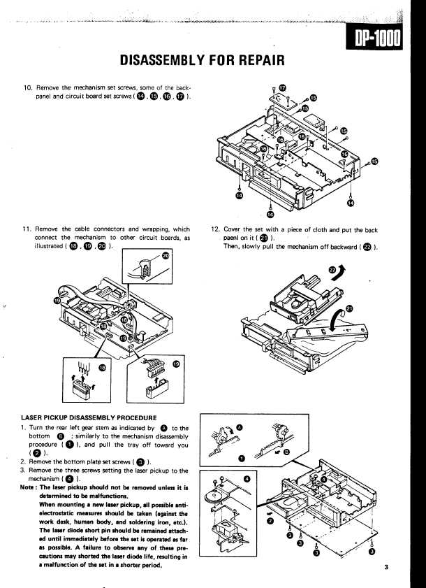 Сервисная инструкция Kenwood DP-1000