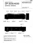 Сервисная инструкция Kenwood DP-3030, DP-4030